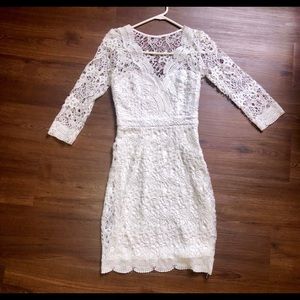 Lulu’s Lace Floral Dress